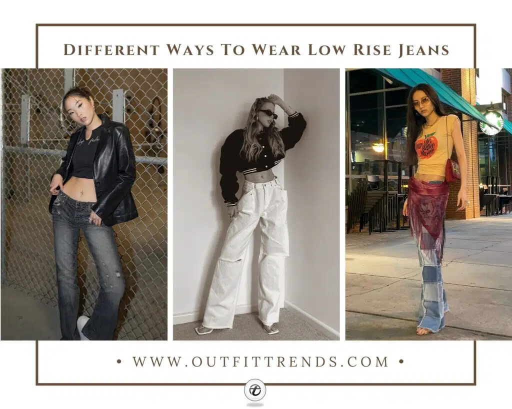 low rise jeans outfits