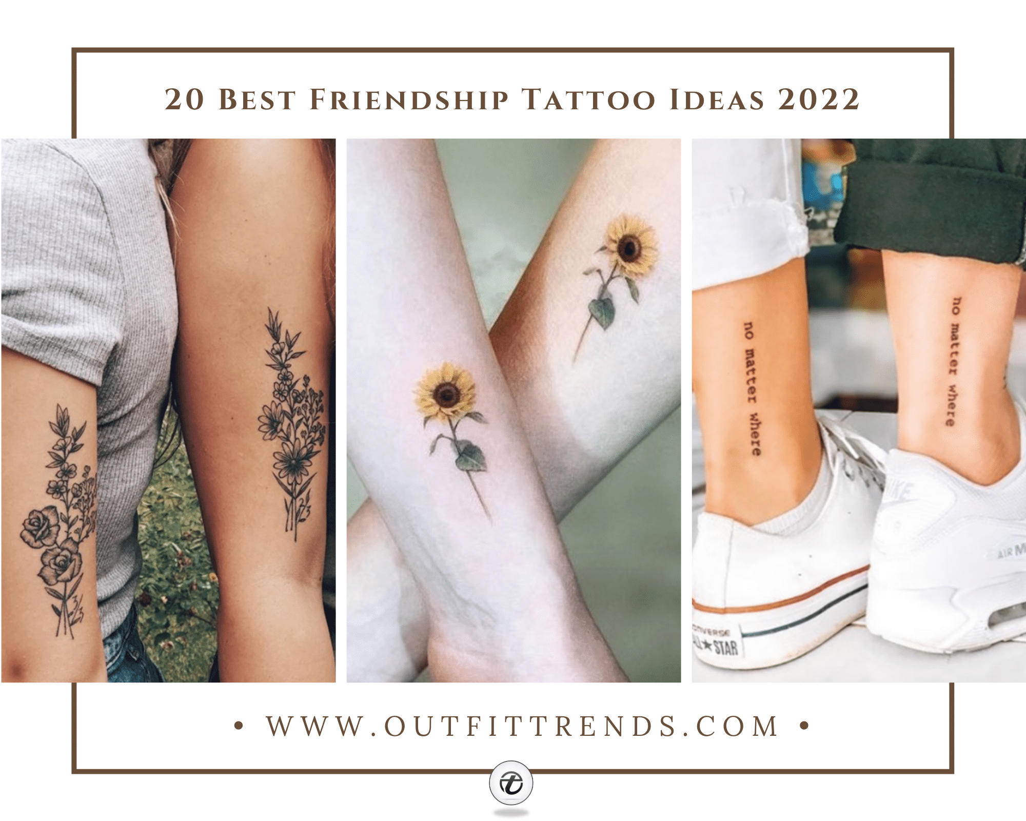 20 Best Friend Tattoos To Celebrate Friendship  Womens Business Daily