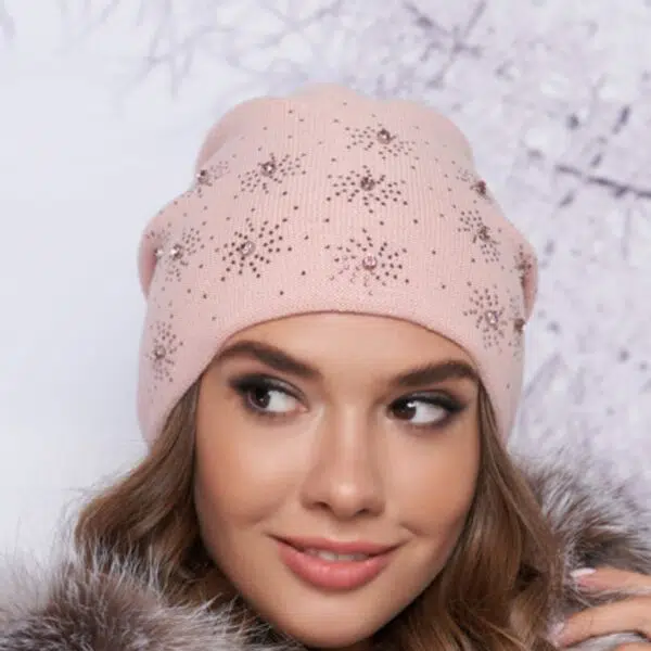 DIY Rhinestones Beanie Tutorial