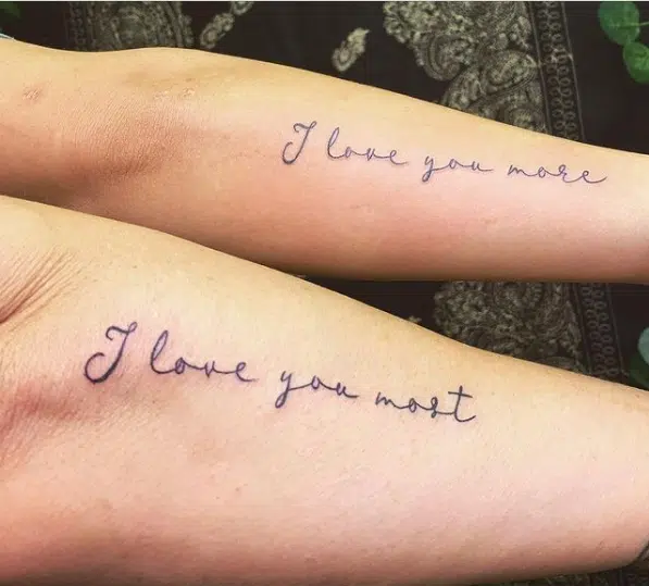 Mother-daughter tattoo ideas 