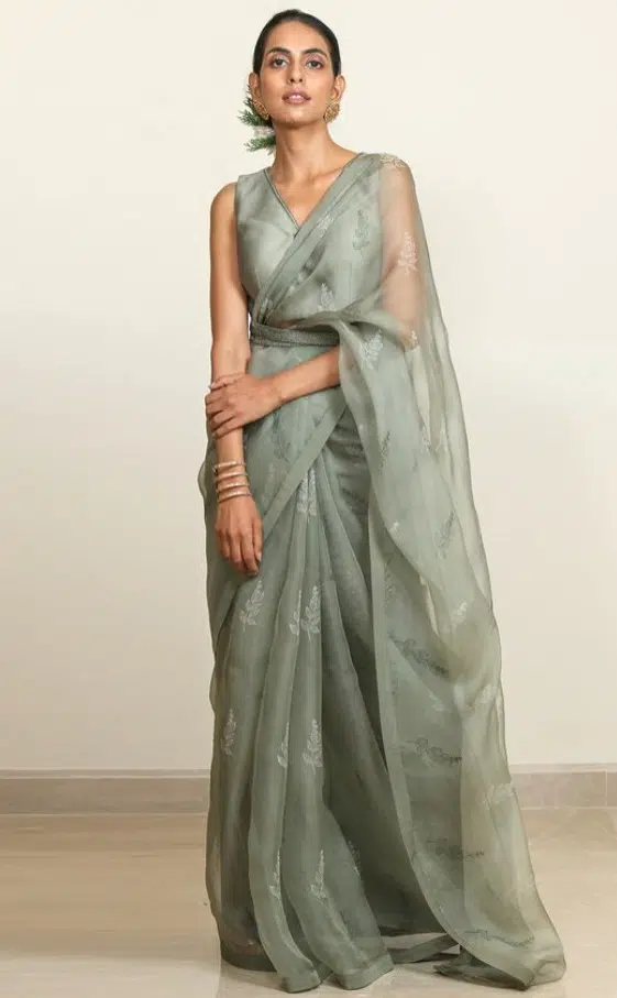 Ways To Style An Organza Saree