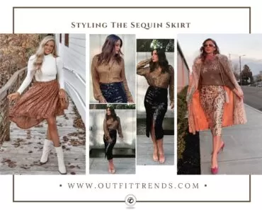 How to Wear Sequin Skirts ? 21 Outfit Ideas