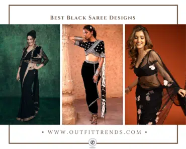 How to Style Black Saree ? 18 Fashion Tips