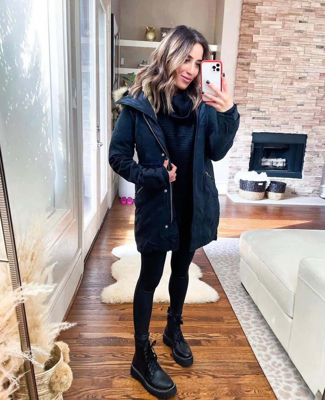 Long Black Classy Coat