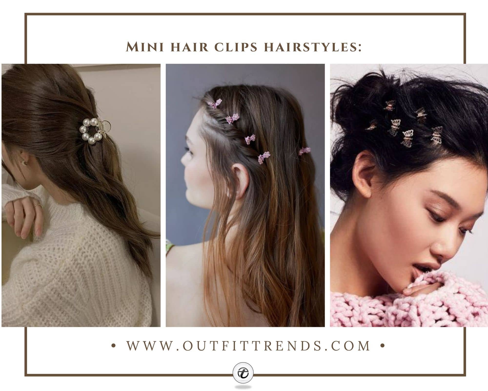 Mini Butterfly Hair Clip Set  Cute, Trendy Hair Accessories