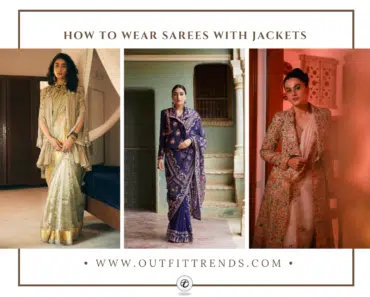 16 Stylish Ways to Wear a Jacket with a Saree