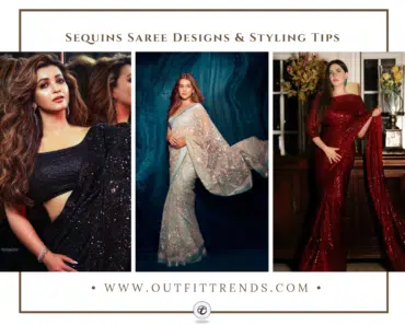 How to Style a Sequin Saree? 16 Ways to Drape it