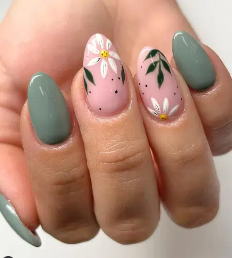 floral nail ideas