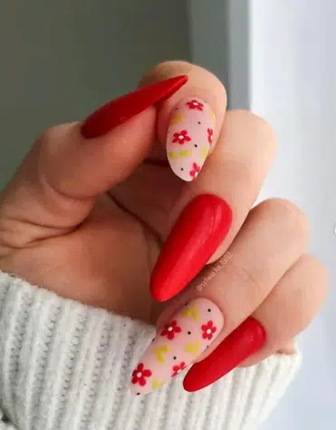 floral nail ideas