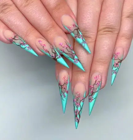 floral nail ideas