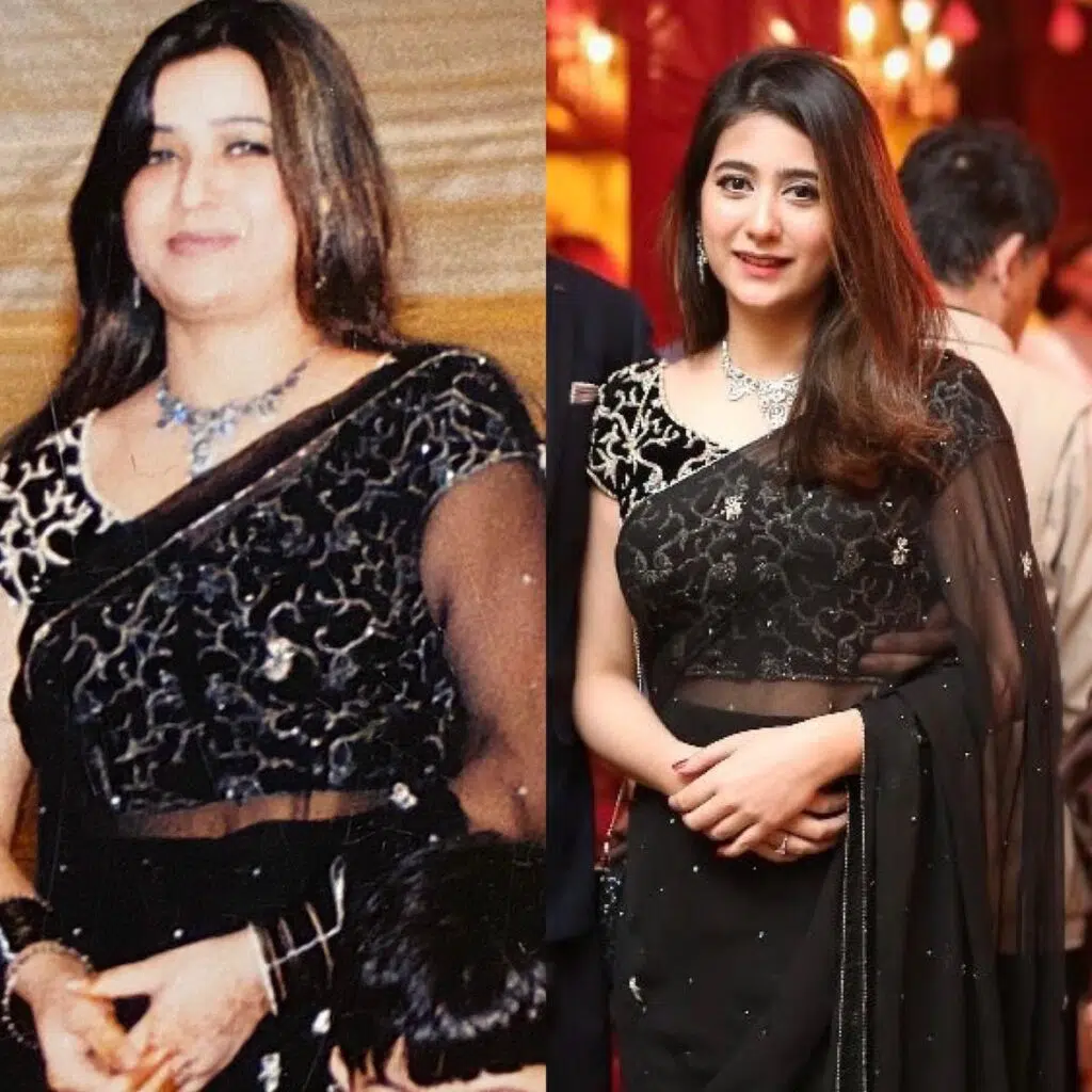 black saree designs