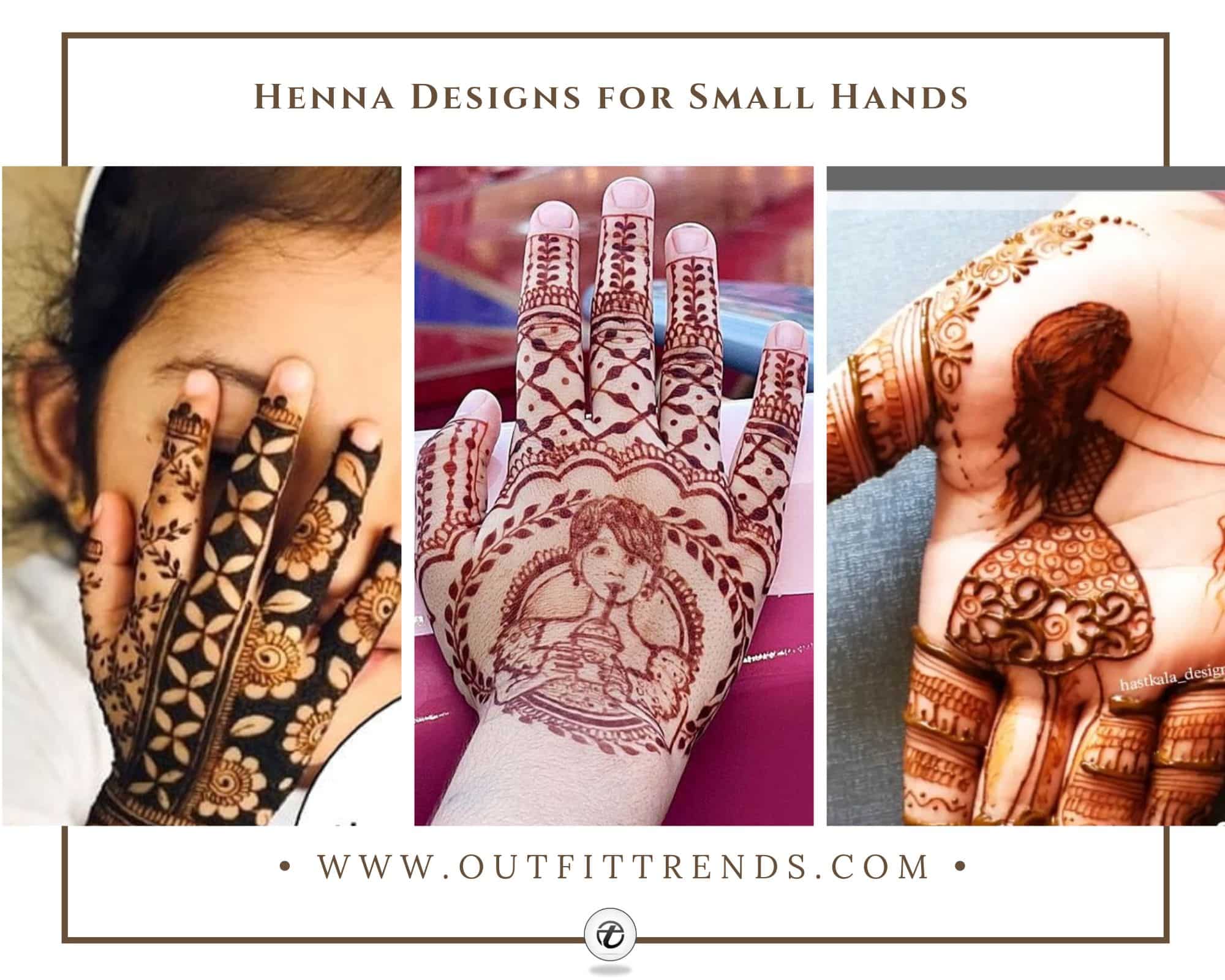 Cartoon  Simple Mehndi Designs For Kids They Just Love Them
