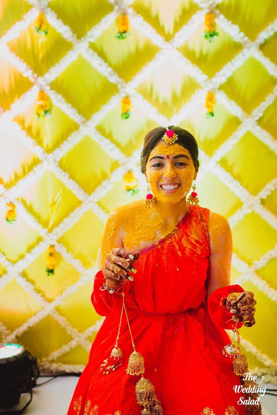 15 Beautiful Haldi Outfit Ideas for the Bride to Wear