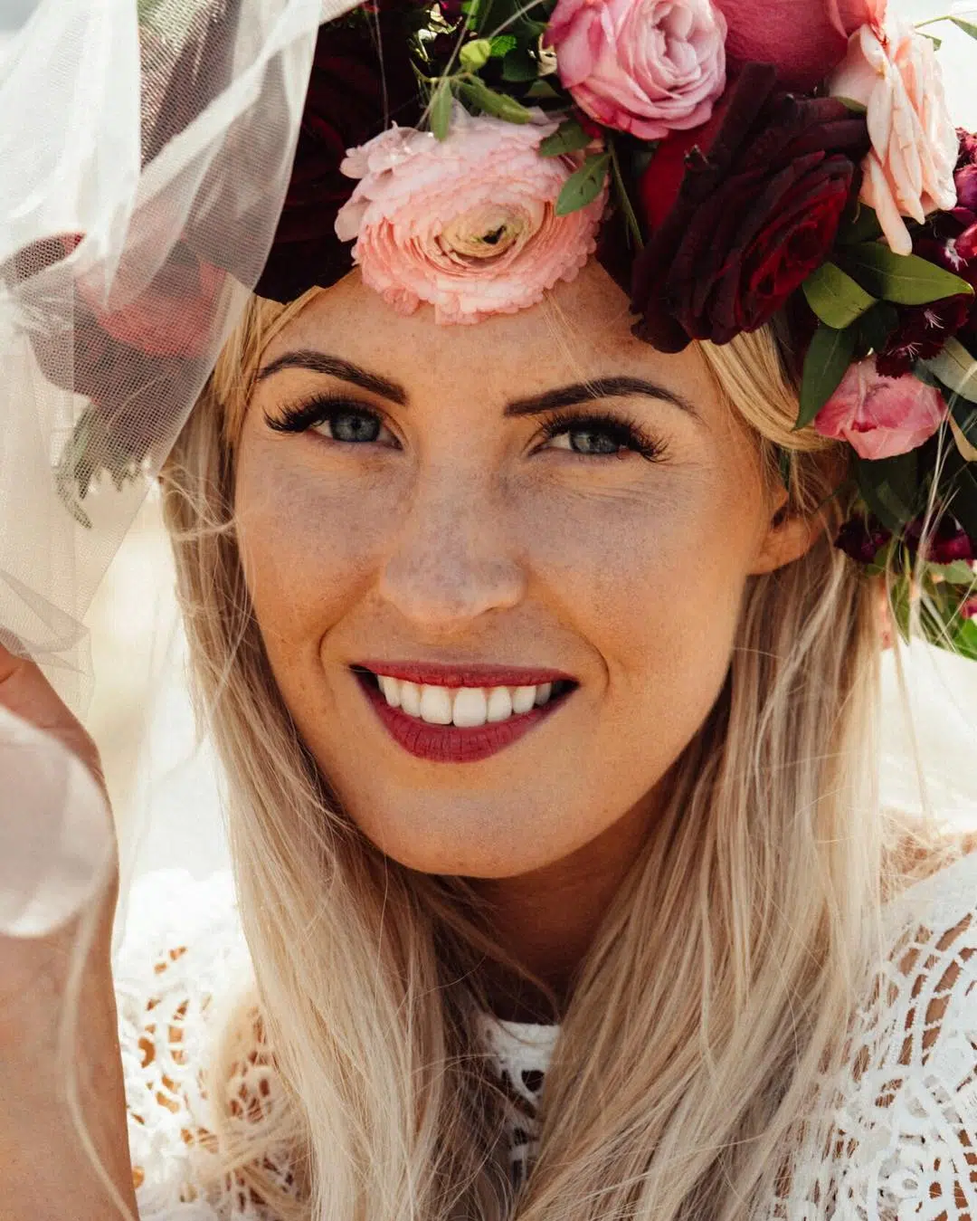 bridal boho makeup