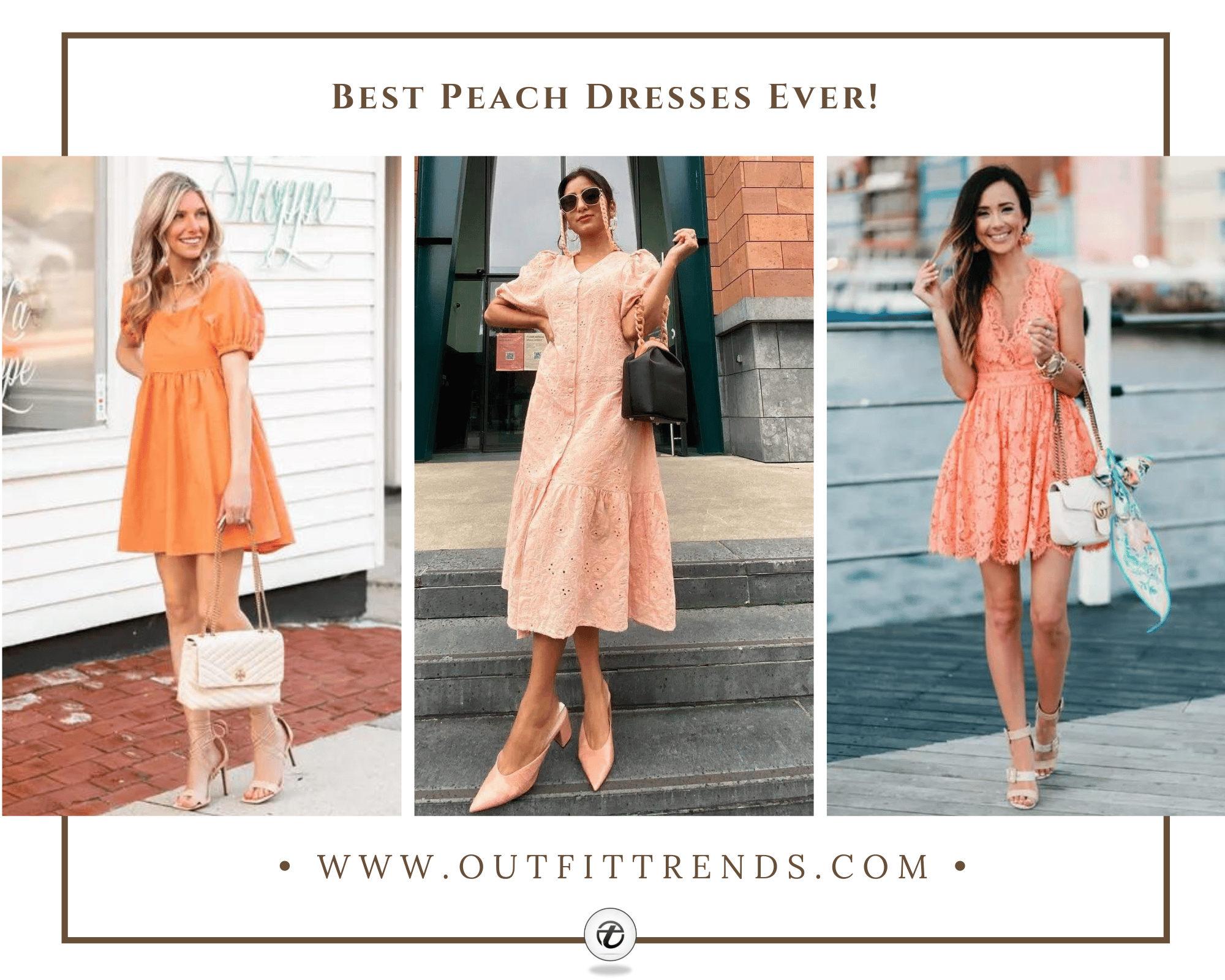 Peach Dress What Color Shoes | vlr.eng.br