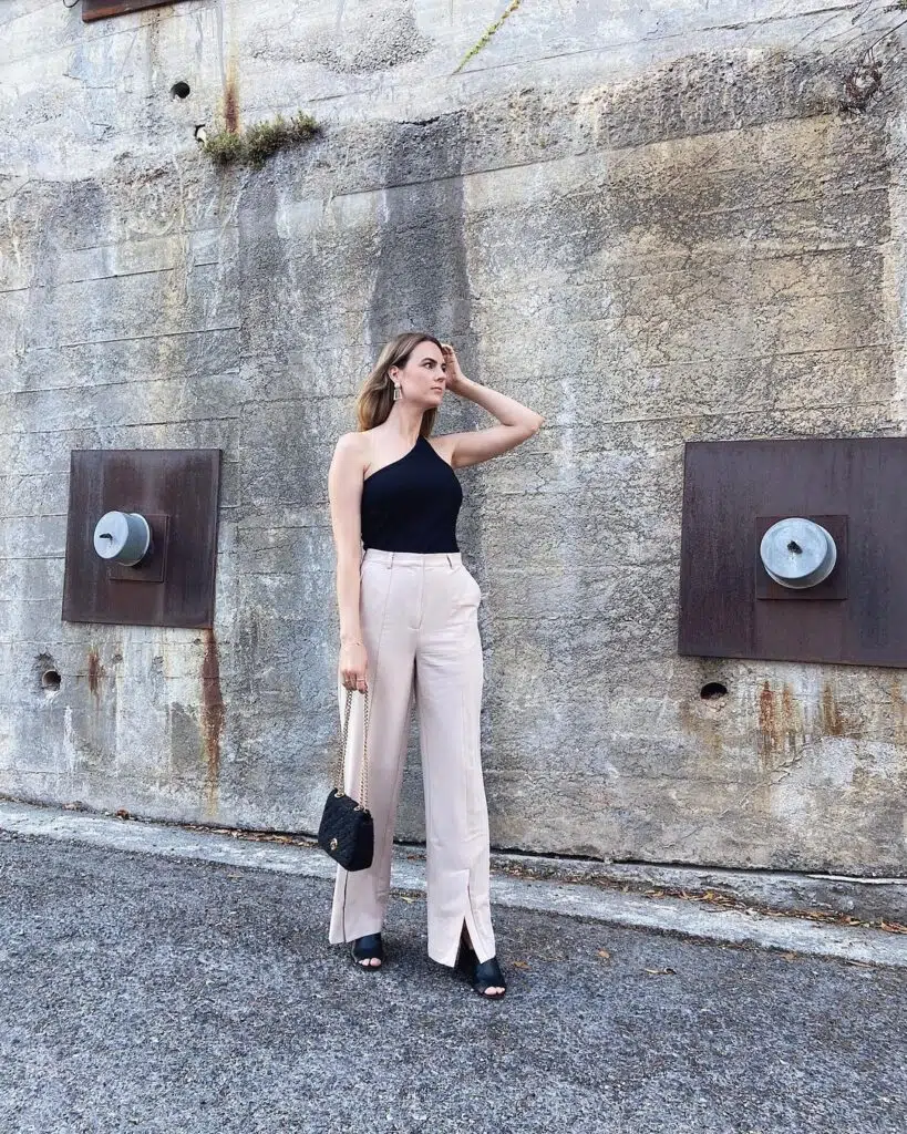 Beige Pants Outfit Ideas