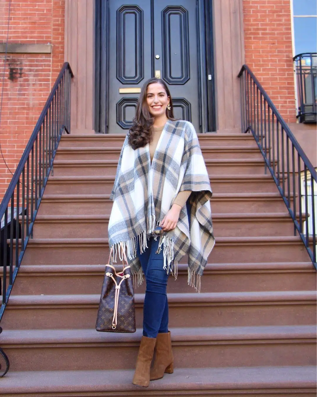 blanket scarf outfit ideas for women 16