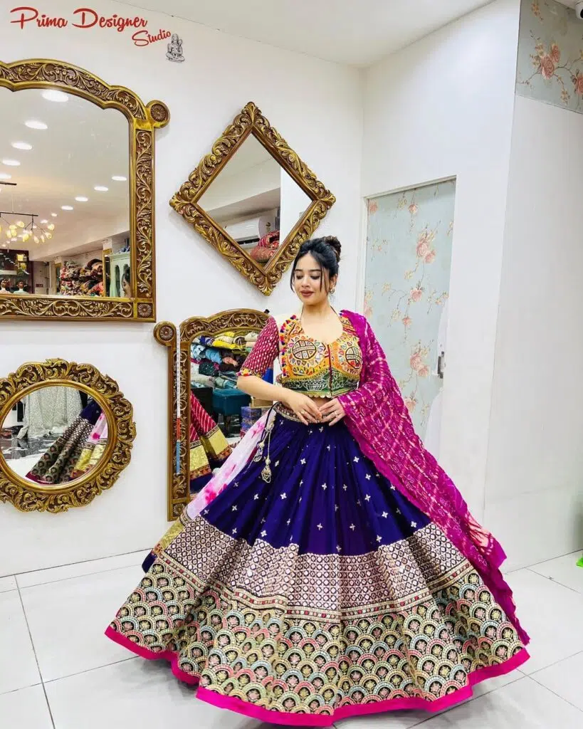 chaniya choli for dussehra