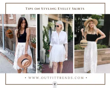 20 Best Eyelet Skirt Outfit Ideas with Styling Tips