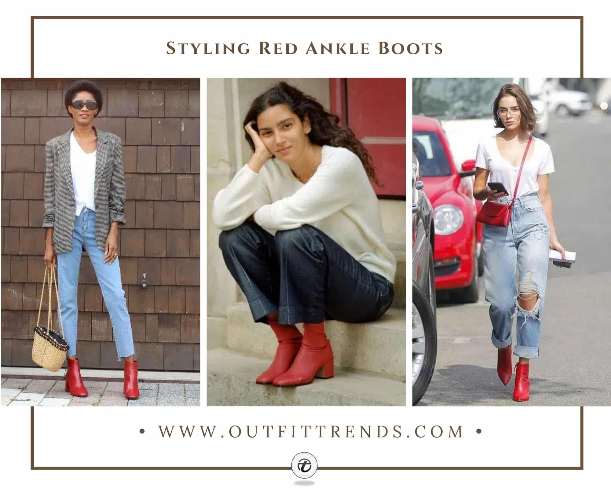 red bottom boots outfit