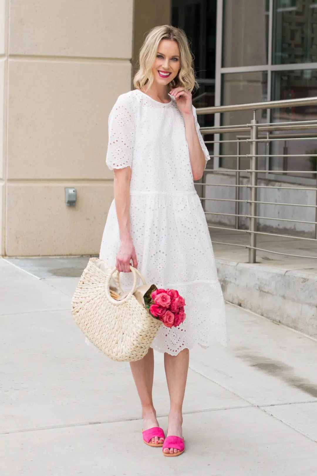 white eyelet dresses for woman 18