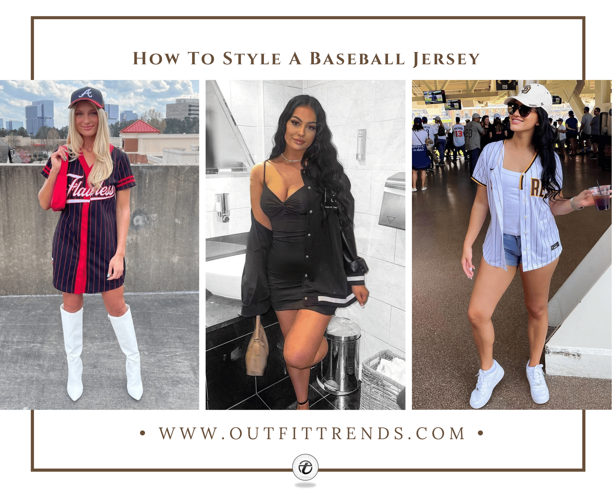 How to Style a MLB Baseball Jersey 3 Outfits 