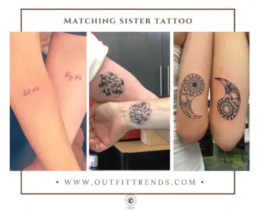 20 Popular Matching Sister Tattoos Designs