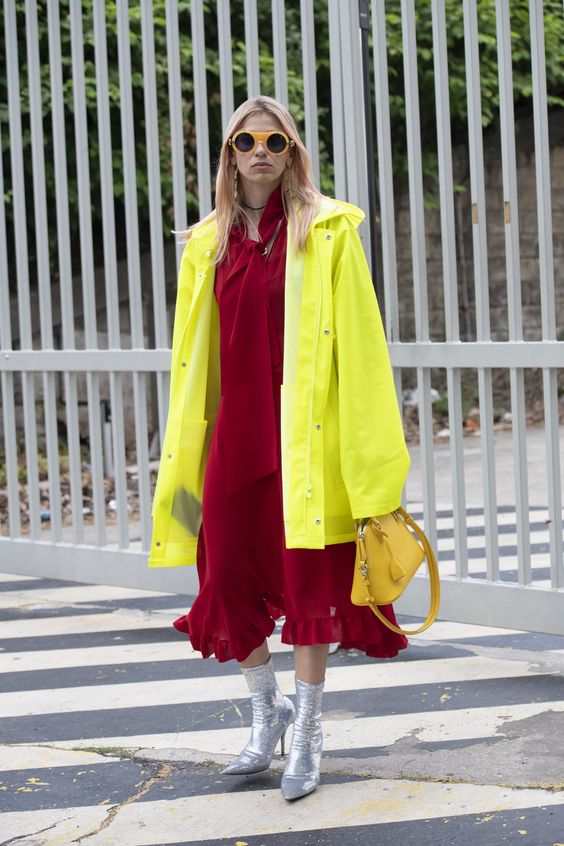 Rain hot sale coat style