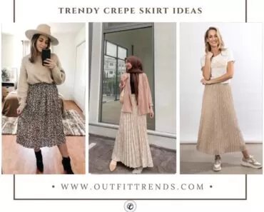 22 Cute Crepe Skirt Outfit Ideas & Styling Tips