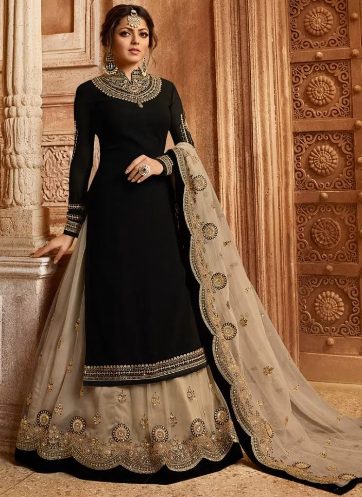 lehenga with long kurta