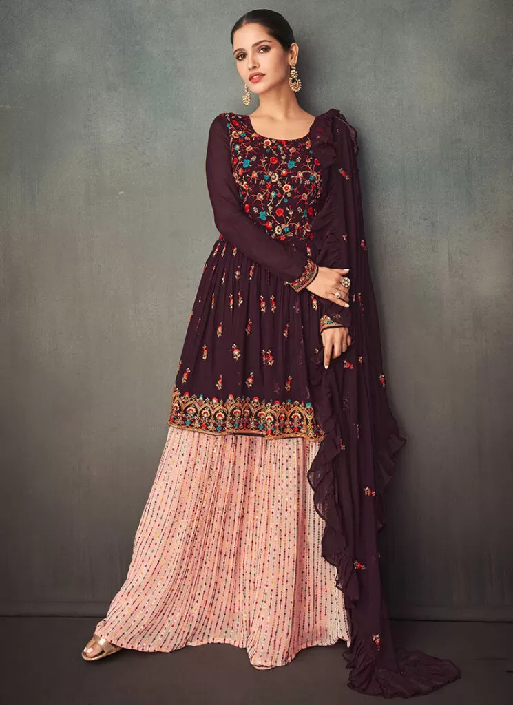 lehenga with long kurta