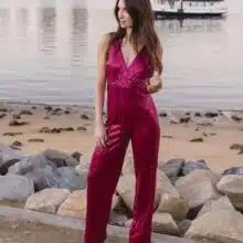 pink jumpsuit outfits