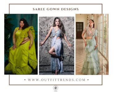 20 Popular Saree Gown Designs to Try this Year