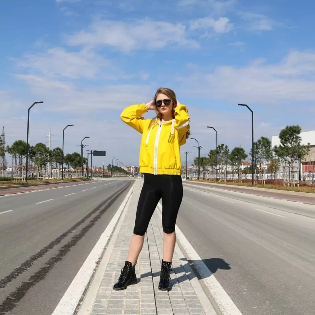 black and yellow outfits