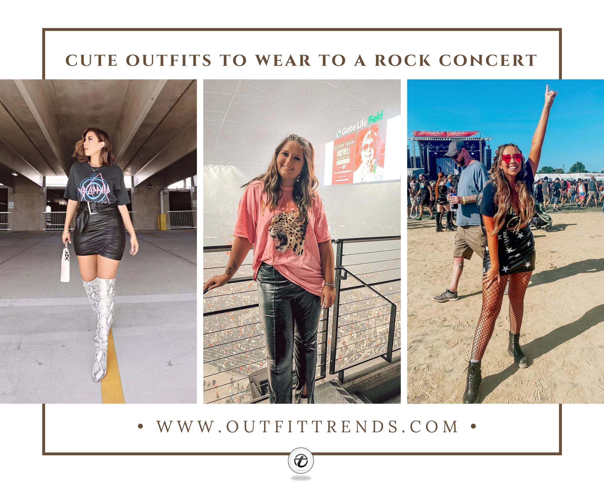 what to wear to a rock  concert