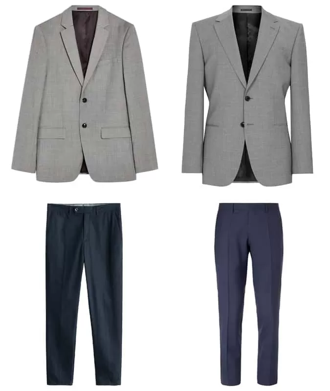 Gray Blazer Men Outfit