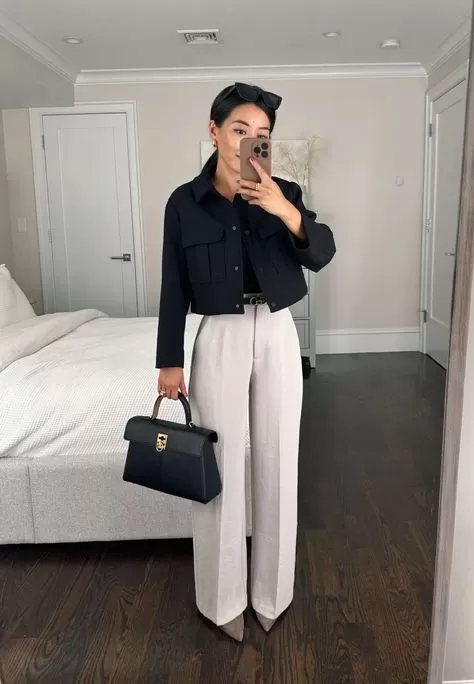 Cropped Blazer Outfits