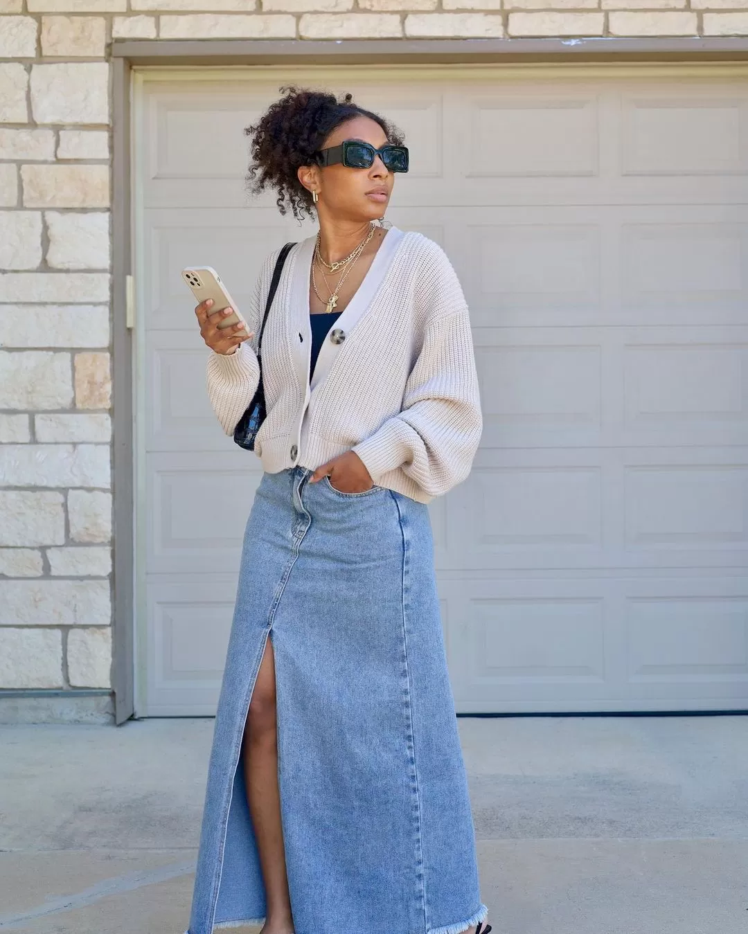 Long Denim Skirt 3