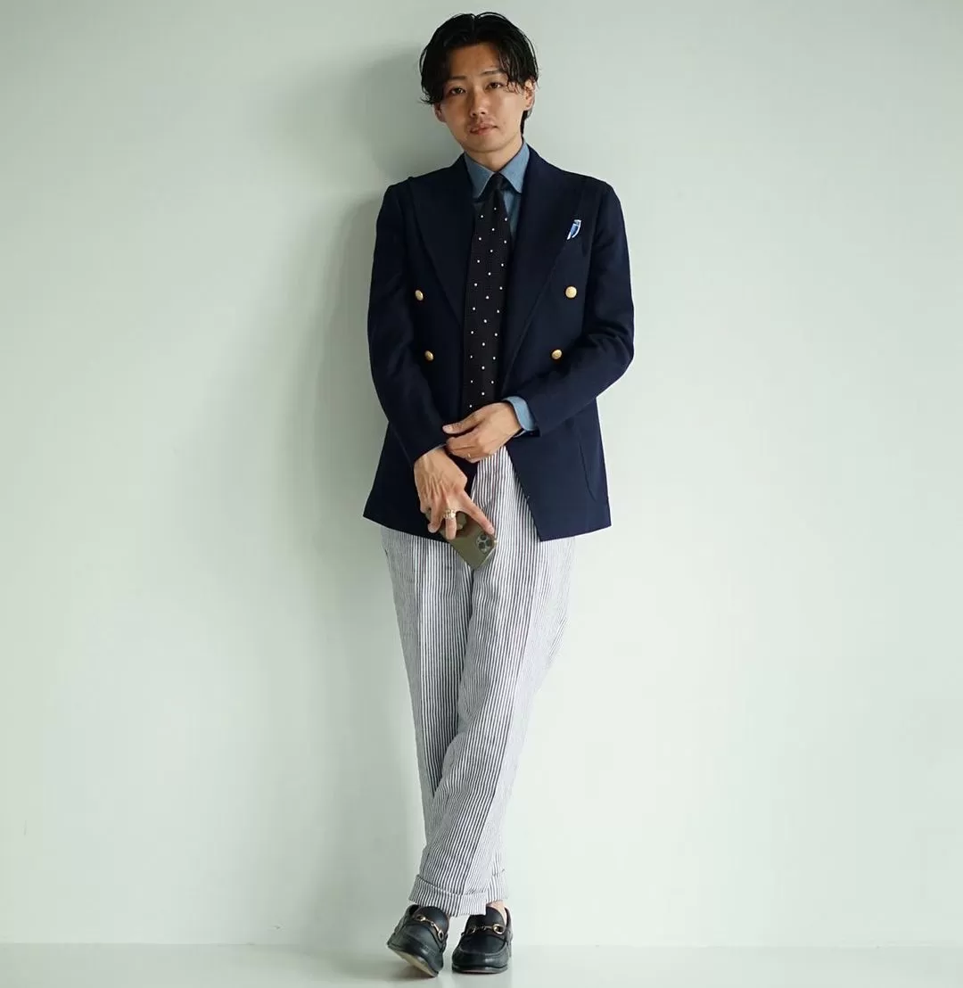 Pants with navy blazer 8