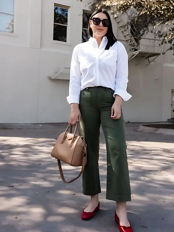 Cropped Pants Outfit Ideas